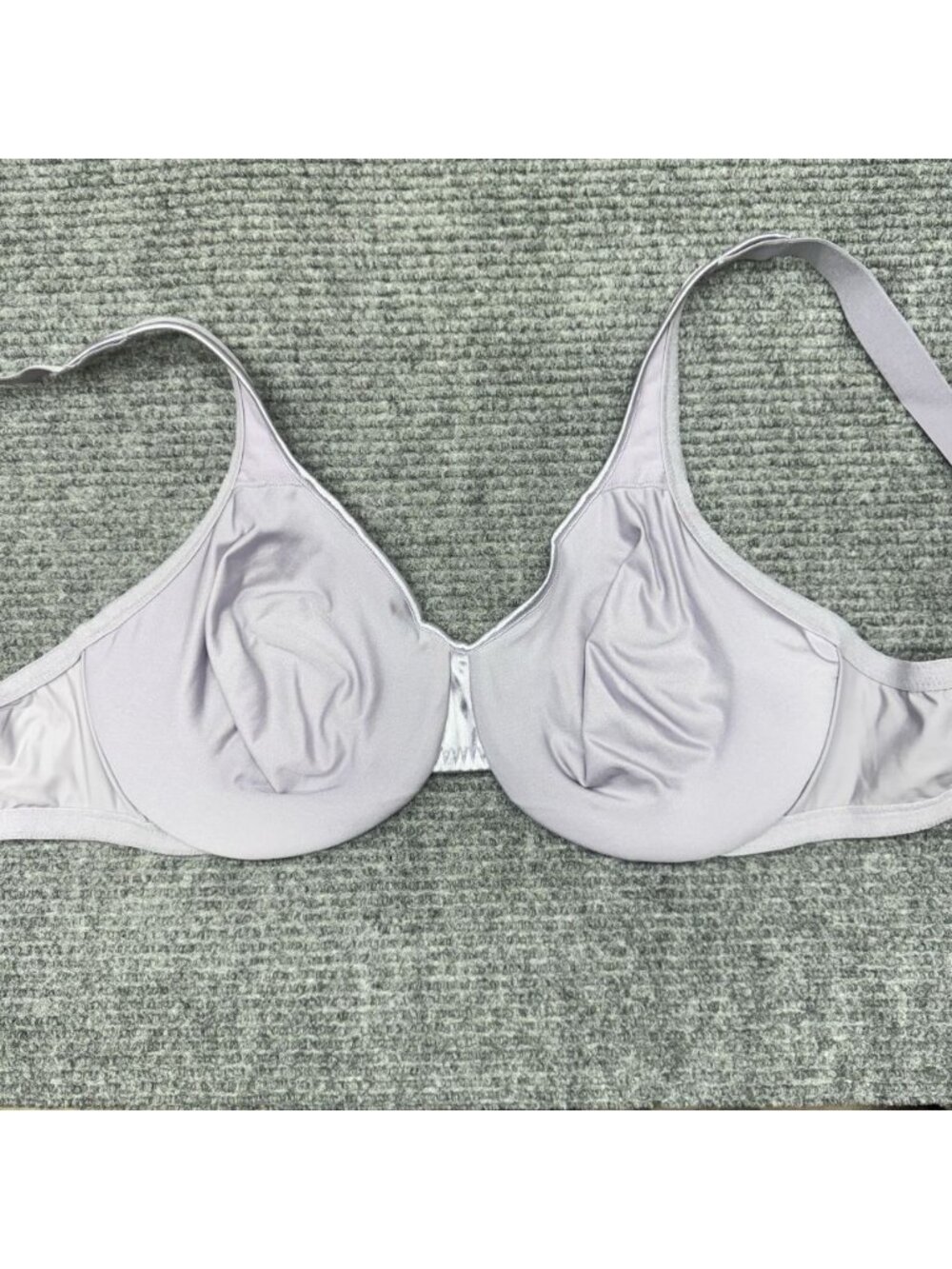 Olga Bra 40D Signature Support Satin Underwire Full Coverage Unlined Lilac 35002 - Picture 5 of 6